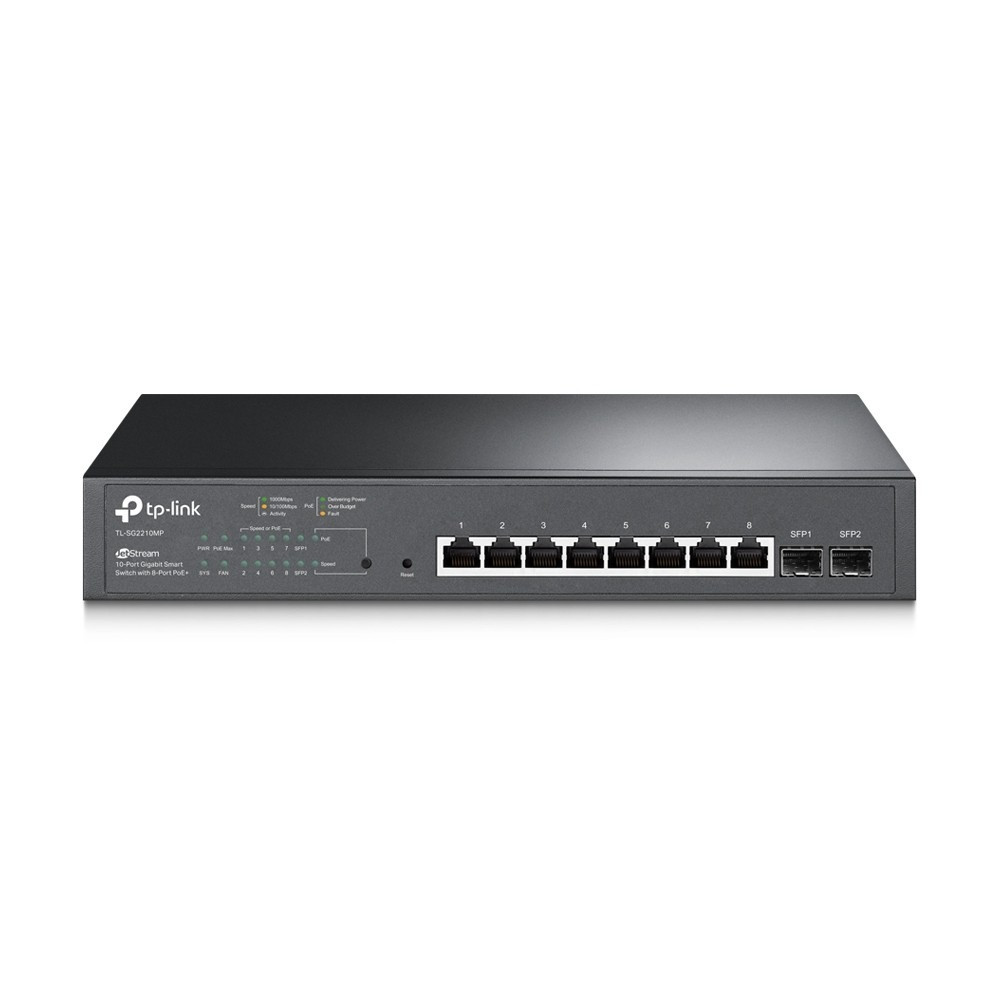 TP-Link Switch Smart SG2210MP 8xGE PoE+ 2xSFP
