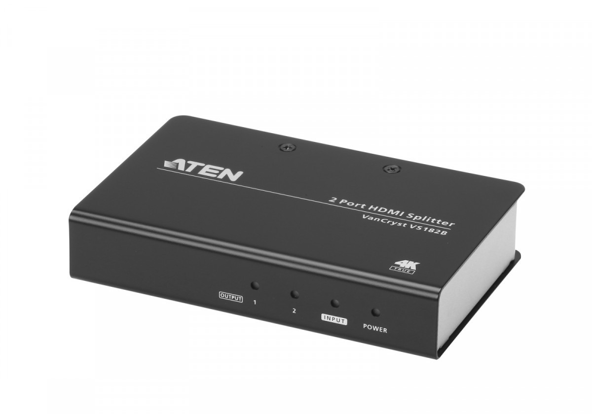 Aten Rozdzielacz 2-portowy True 4K HDMI VS182B