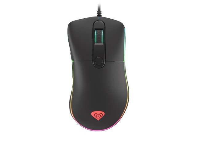 Genesis Mysz Krypton 510 8000 DPI podświetlenie RGB dla graczy Czarna