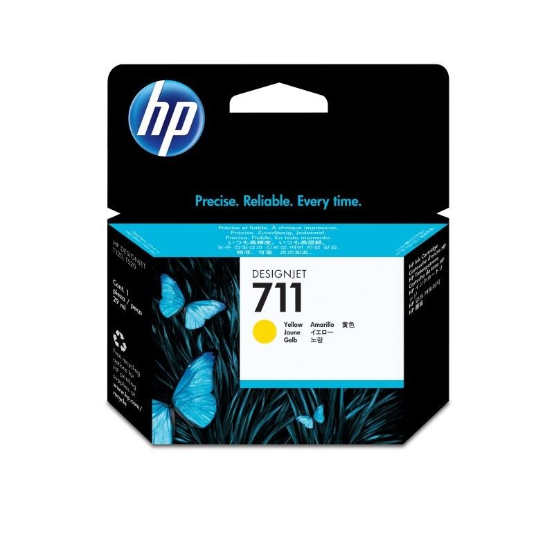 HP Tusz 711 29ml Yellow CZ132A