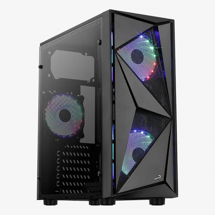 Aerocool Obudowa Glider Acrylic Mid Tower