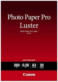 Canon Papier LU-101 z połyskiem Photo Paper Pro A3 20 arkuszy 6211B007