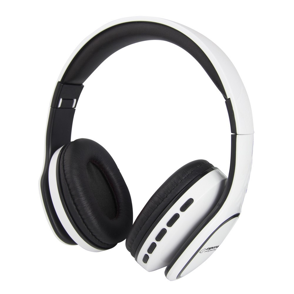 Esperanza Słuchawki bluetooth dance Białe