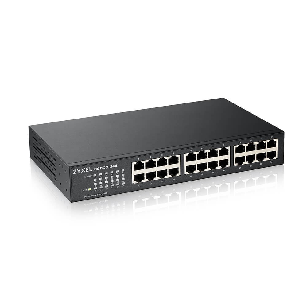 ZyXEL Przełącznik niezarządzalny GS1100-24Ev3 24xGbE GS1100-24E-EU0103F
