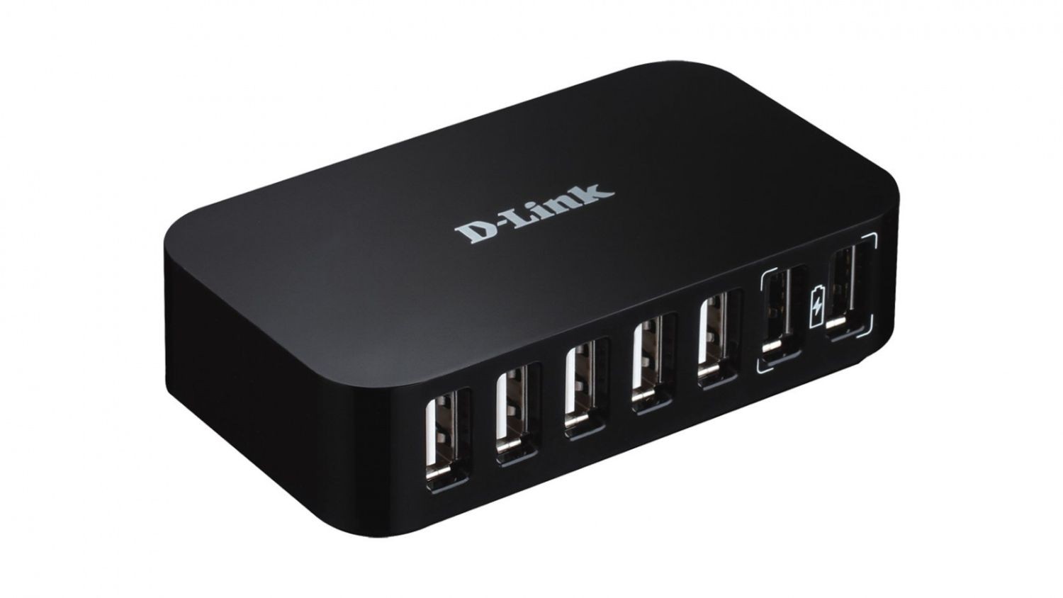 D-Link DLINK DUB-H7/E koncentrator 7-portowy USB 2.0 (7 x port A, 1 x port B, kabel, zasilacz)