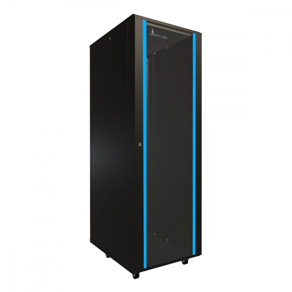 Extralink Szafa rack 37U 600x800mm czarna stojąca