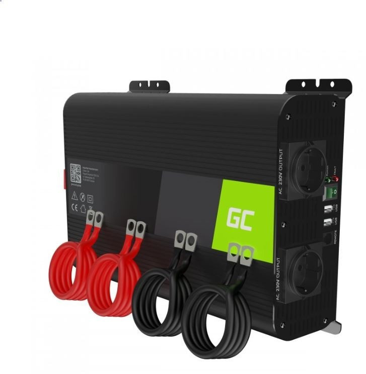 Green Cell Przetwornica napięcia Inwerter 12V 2000W/4000W