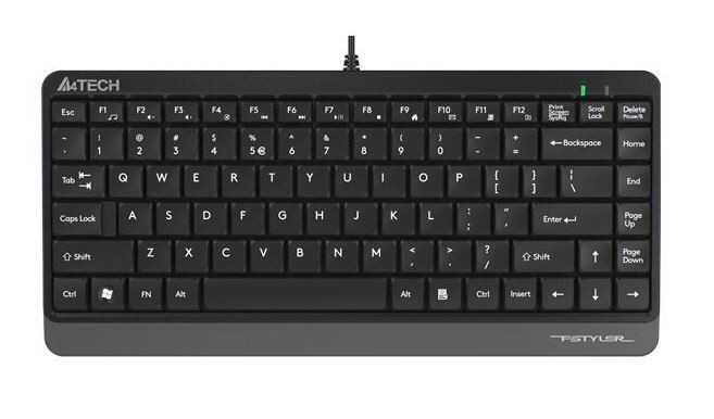 A4 Tech Klawiatura FSTYLER FK11 szara
