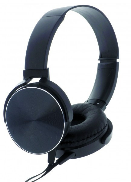 rebeltec Słuchawki stereo z mikrofonem Montana Czarne