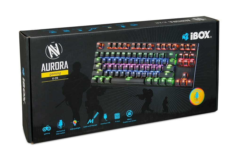 I-BOX Klawiatura K2-R Gaming mechaniczna