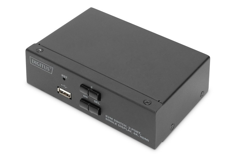 Assmann Przełącznik KVM 2 portowy HDMI, 4K 30Hz