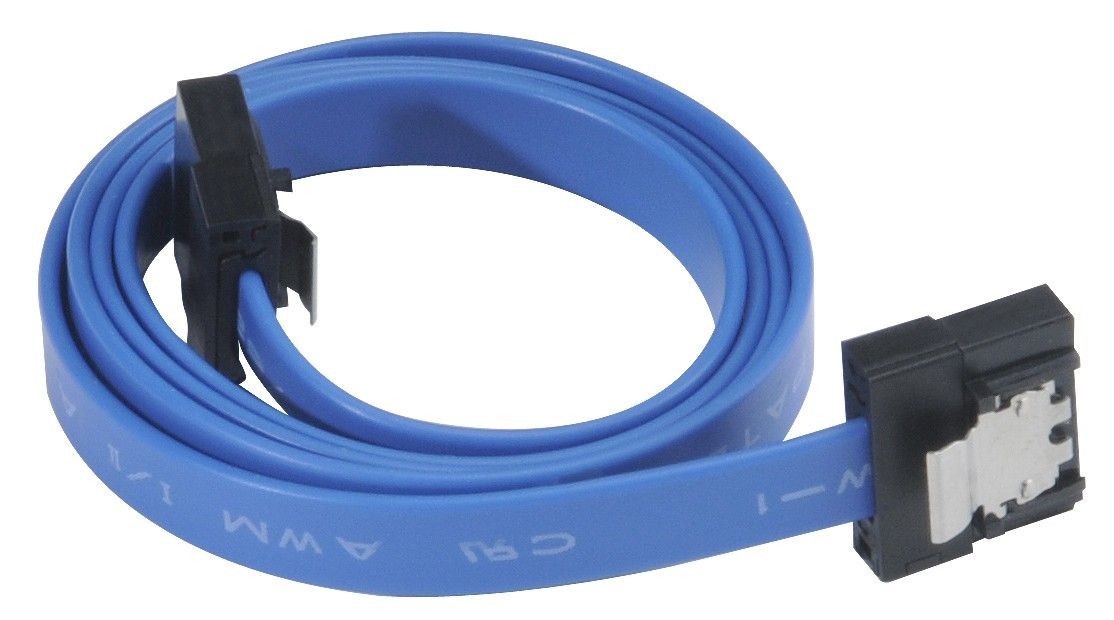 Akasa kabel Super slim SATA3 datový kabel k HDD,SSD a optickým mechanikám, modrý, 30cm