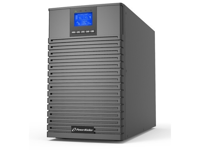 PowerWalker UPS ON-LINE 1/1 FAZY 3000VA ICT IOT PF1 USB/RS-232, 8X IEC C13 + 1X C19, C20 EPO, TOWER