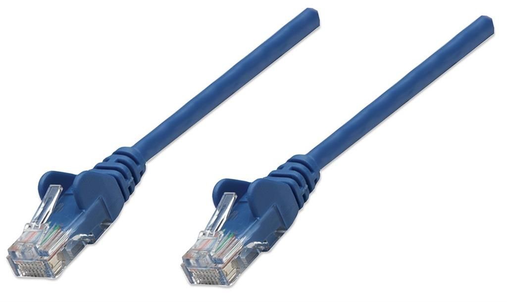 Intellinet Network Solutions INTELLINET 342575 Intellinet patch cord RJ45. kat. 6 UTP. 1m niebieski. 100 miedź
