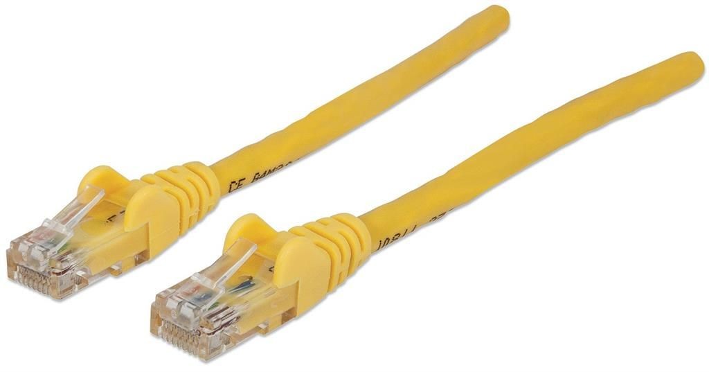 Intellinet Network Solutions INTELLINET 343725 Intellinet patch cord RJ45. kat. 6 UTP. 5m. żółty. 100proc miedź