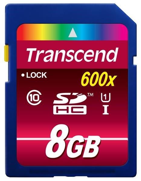 Transcend Ultimate 8GB SDHC UHS-I Card Class10 90MB/s MLC