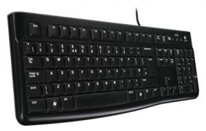 Logitech K120 Corded Keyboard black USB CZE-SKY QWERTZ