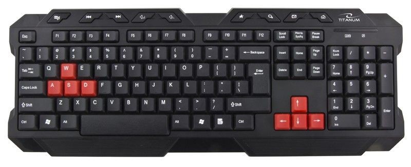 Titanum Klawiatura Wless Keyb f Games RANGER USB