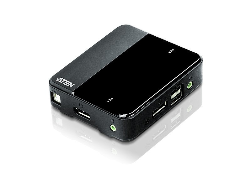 Aten Przełącznik KVM 2-Port USB 4K DP/Audio