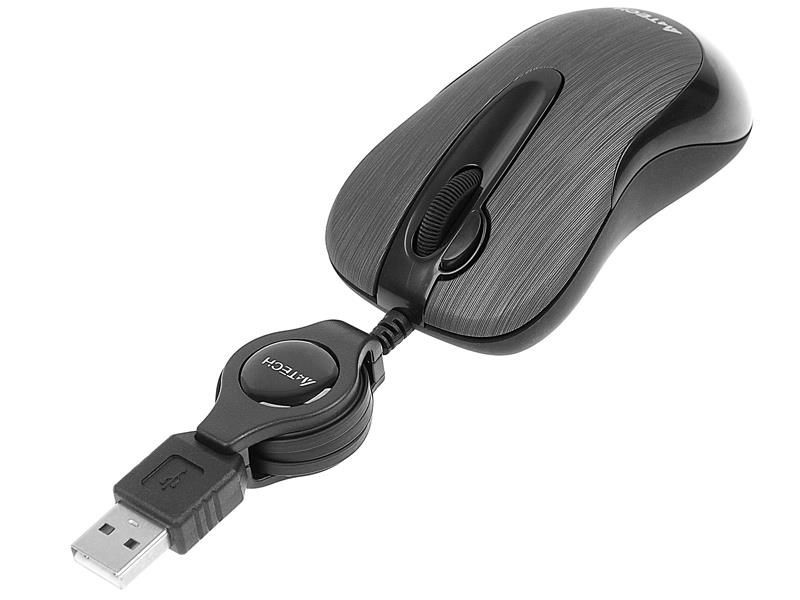 A4 Tech Mysz A4TECH V-TRACK N-60F-1 Brushed Black USB