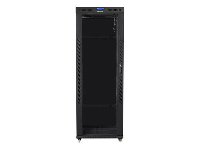 LANBERG Szafa instalacyjna rack stojąca 19 42U 800x1000 czarna, drzwi szklane LCD (Flat pack)