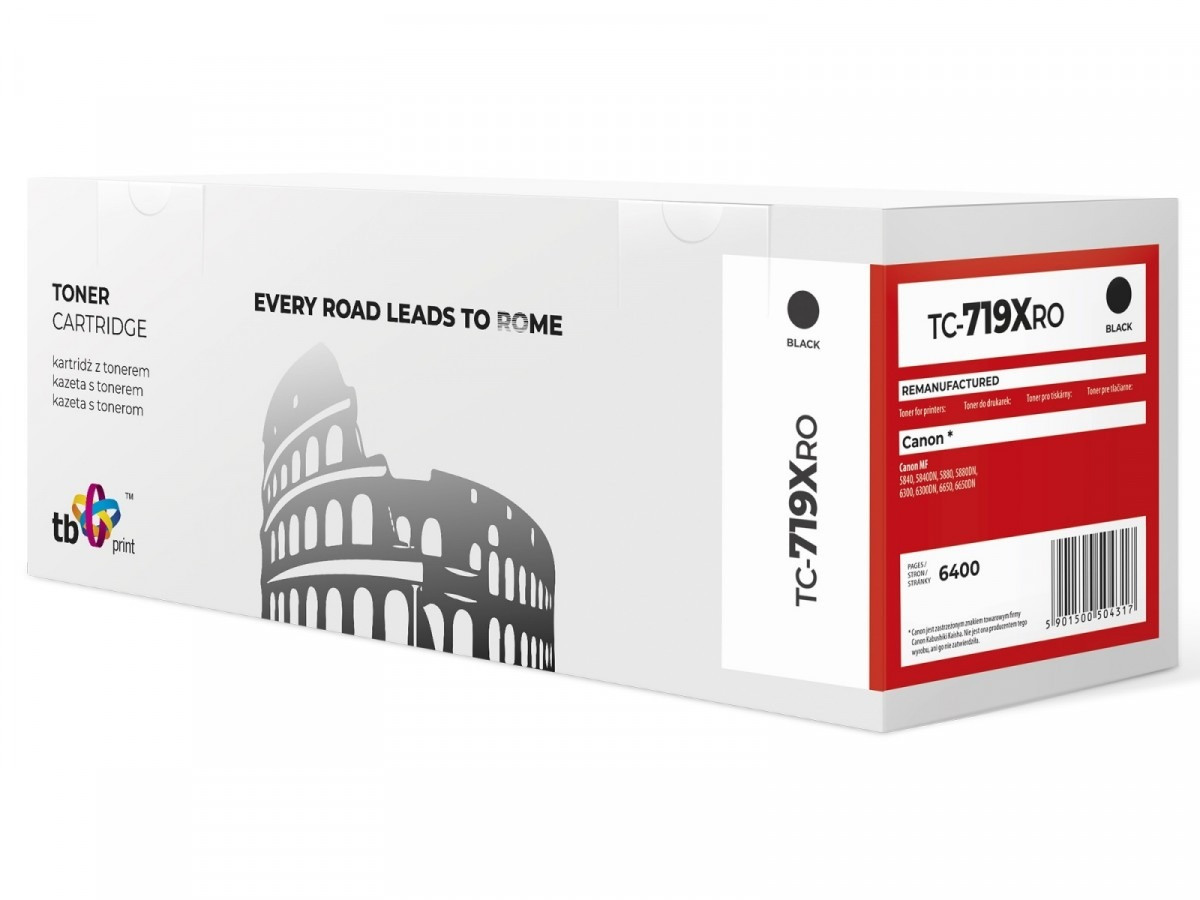 TB Print Toner do Canon MF 5840/5880/6300/6650 TC-719XRO BK ref.