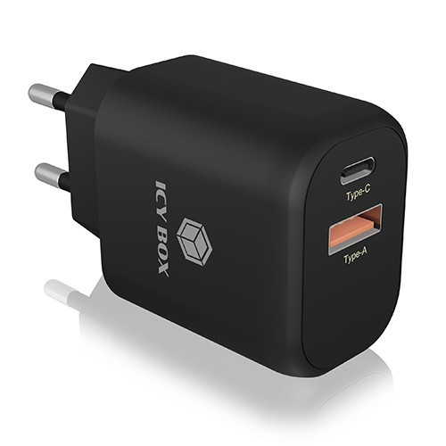 RaidSonic Technology Ładowarka IB-PS102-PD 20 Watt Type-C + Type-A