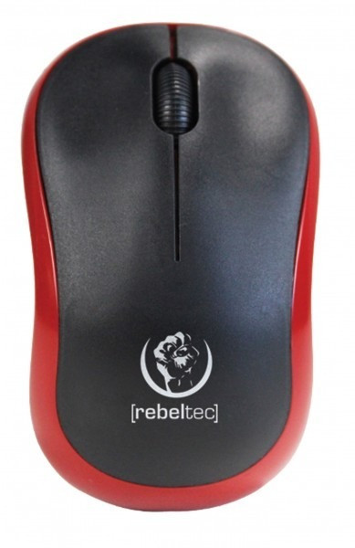 rebeltec Mysz bezprzewodowa METEOR Czerwona