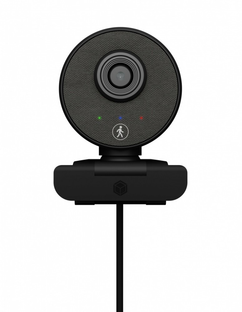 RaidSonic Technology Kamera internetowa IB-CAM501-HD FHD Webcam, 1080P, wbudowany mikrofon, Autofocus, wide view angle, Autotracking