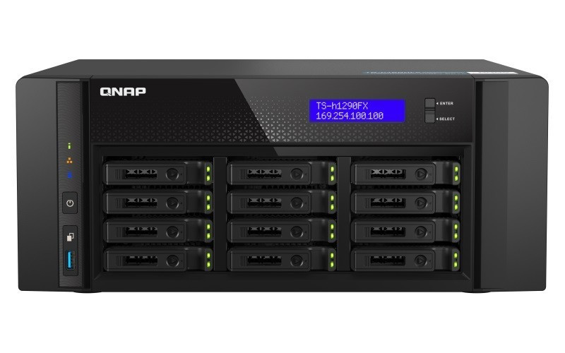 QNAP Serwer NAS TS-h1290FX-7232P-64G 12 x0HDD U.2 NVMe / SATA