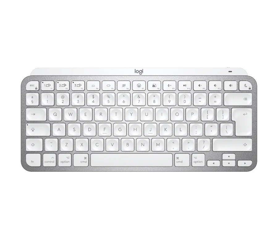 Logitech Klawiatura MX Keys Mini Mac Pale 920-010526 jasnoszara