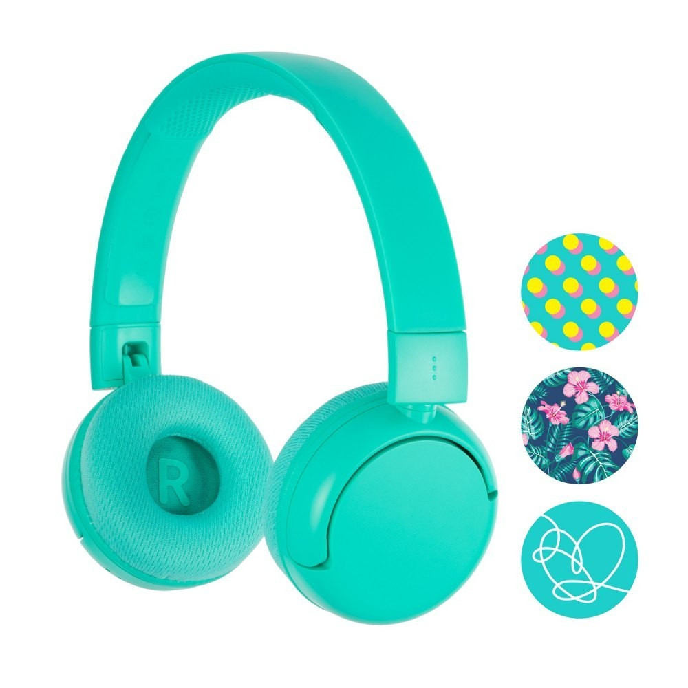 BuddyPhones Słuchawki Pop turkus