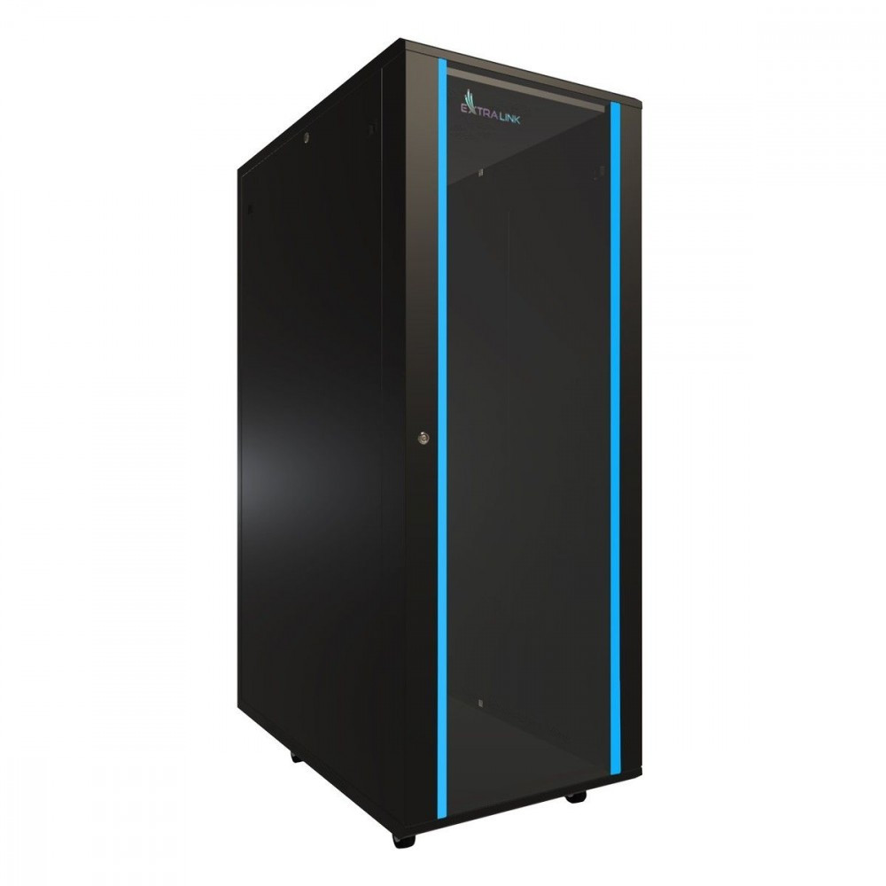 Extralink Szafa rack 37U 600x1000mm czarna stojąca