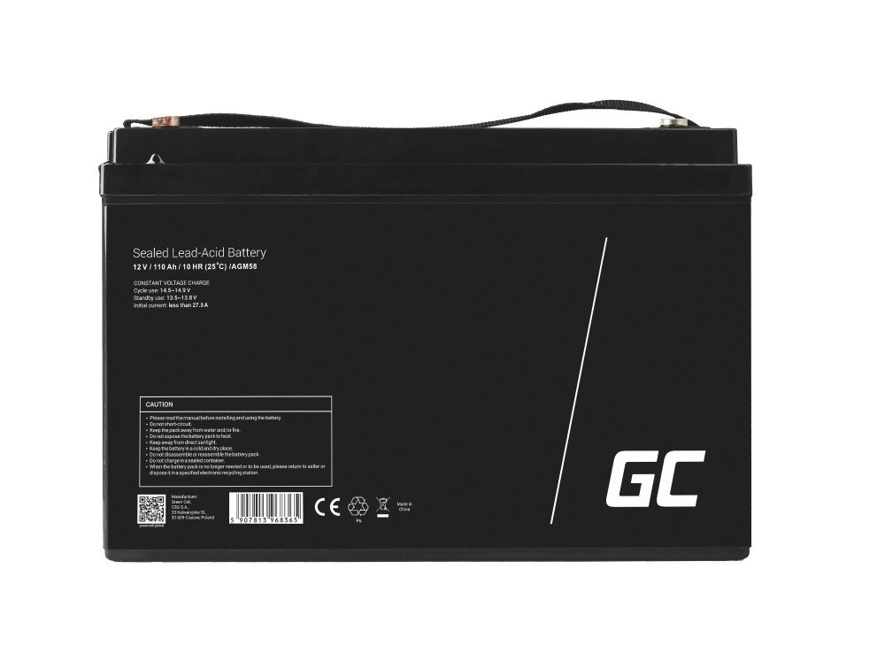 Green Cell Akumulator AGM VRLA 12V 110A