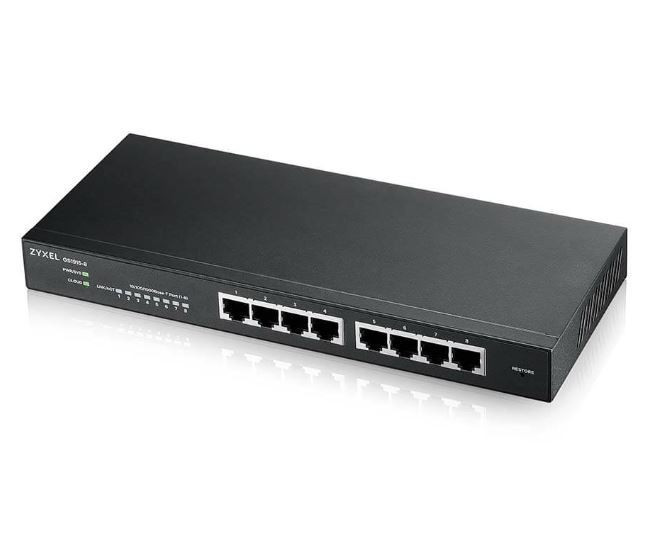 ZyXEL Przełącznik zarządzalny GS1915-8 8port GbE Smart mode Switch NebulaFlex Cloud
