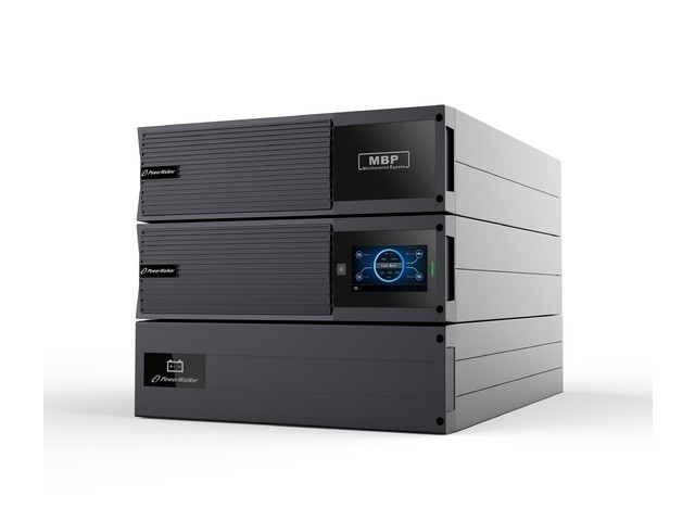 PowerWalker Zasilacz awaryjny Rack VFI 10000 ICR IOT 3/3 On-line 10KVA terminal RJ-45 USB-B RS-232 3/3