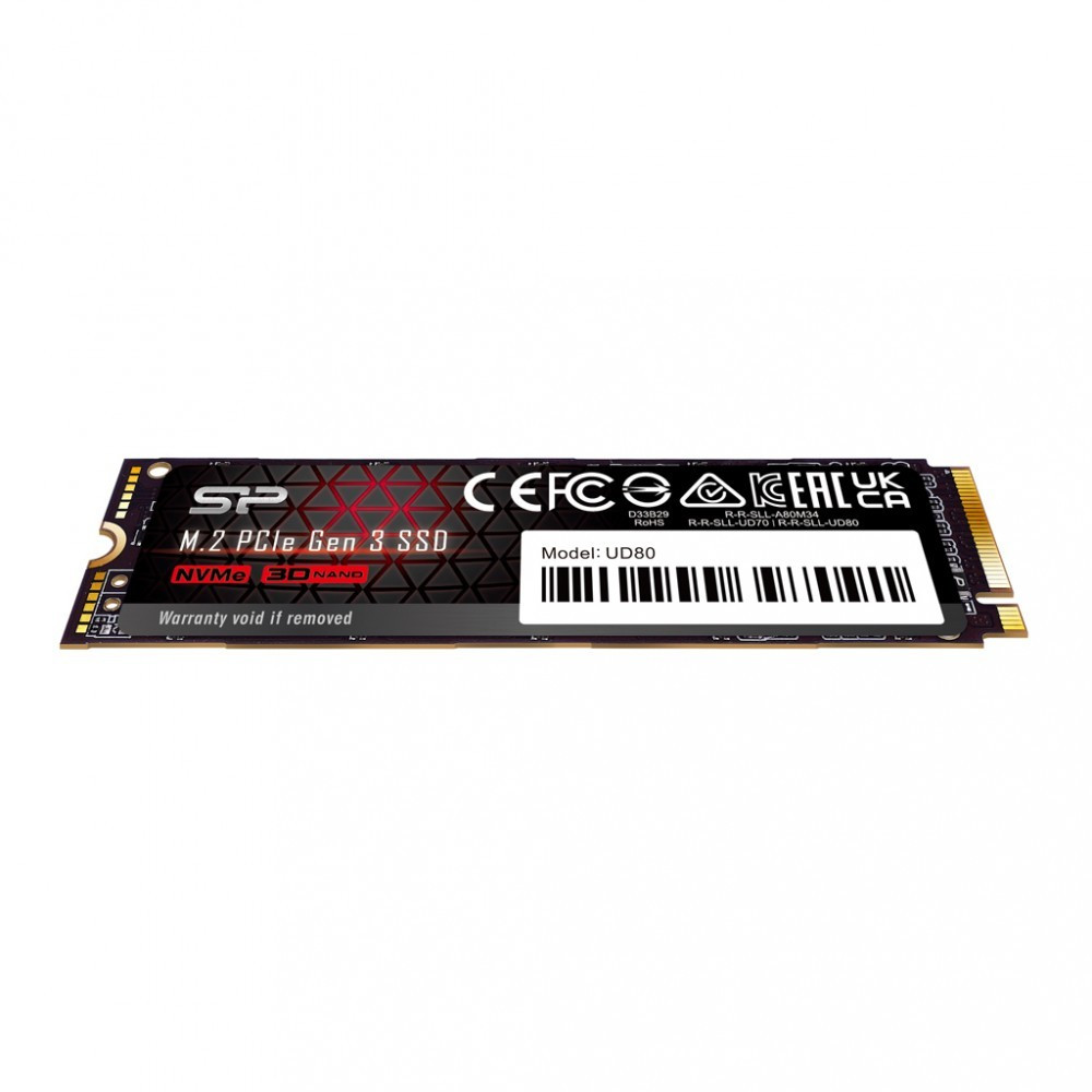 Silicon-Power Dysk SSD UD80 1TB PCIe M.2 2280 Gen 3x4 3400/3000 MB/s