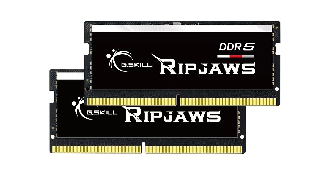 GSkill Pamięć SO-DIMM DDR5 32GB (2x16GB) Ripjaws 4800MHz CL40-39 1,1V
