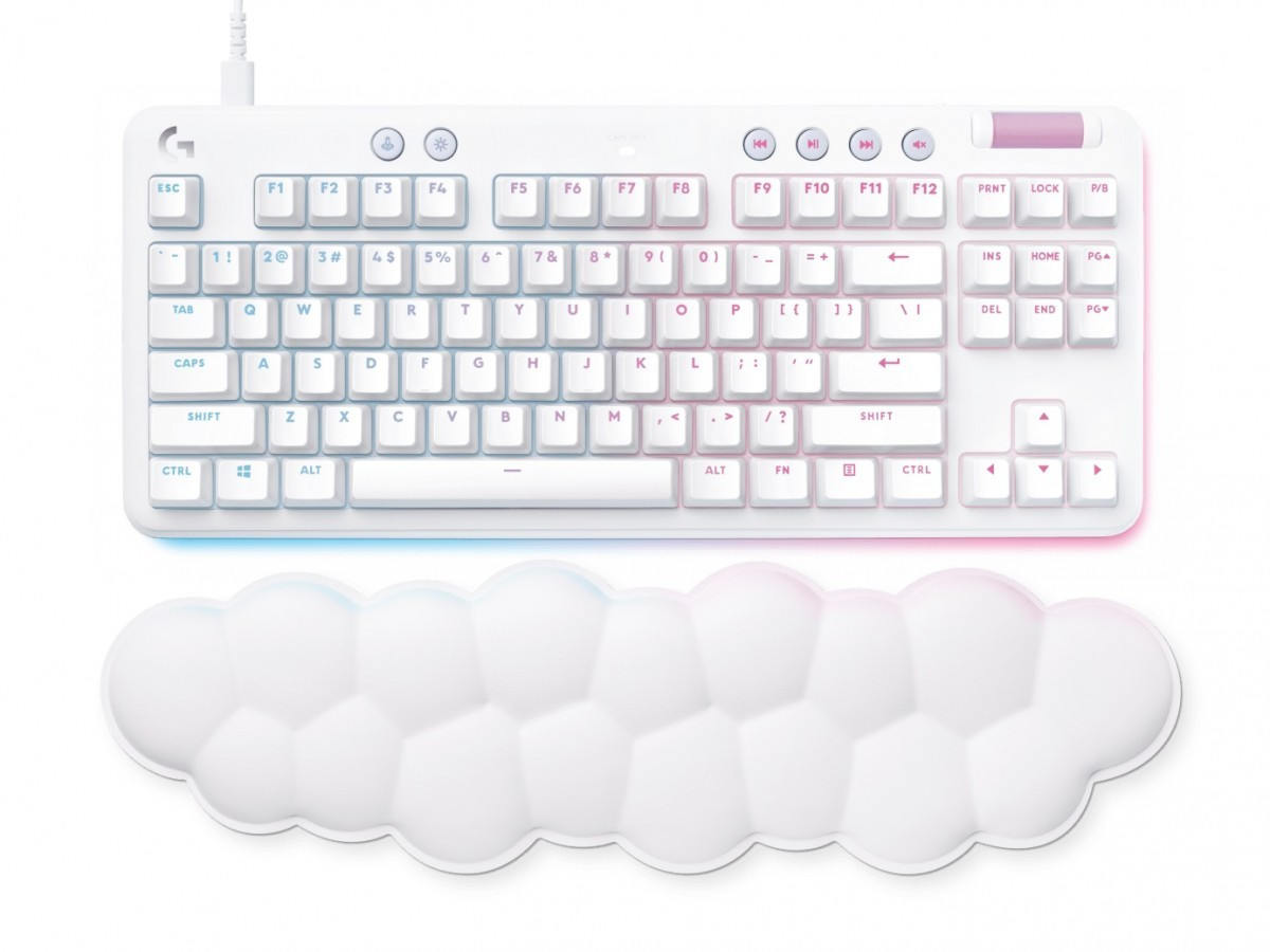 Logitech Klawiatura G713 Gaming Keyboard Tactile US Off-Biała