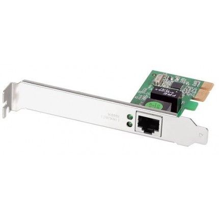 Edimax EN-9260TX-E V2 Gigabit LAN Card, RJ45, PCI Express, additional low profile bracket incl.