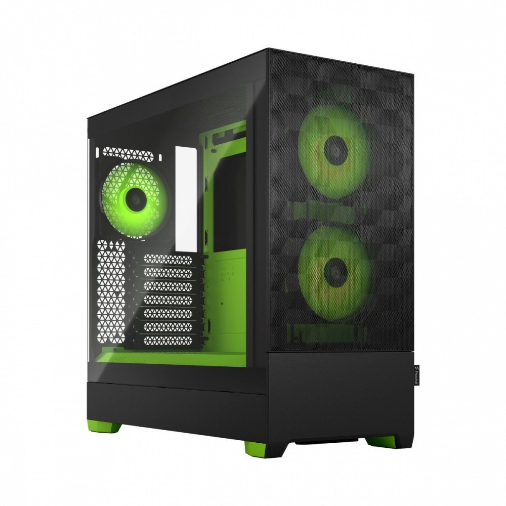 Fractal Design Obudowa Pop Air TG Clear Tint RGB zielona