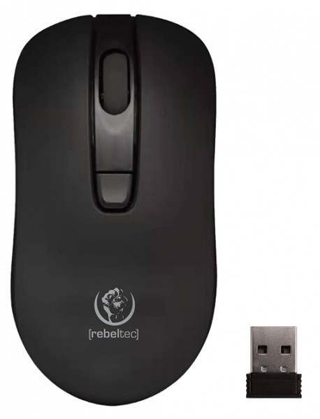 rebeltec Mysz bezprzewodowa STAR black 800/1000/1600 DPI