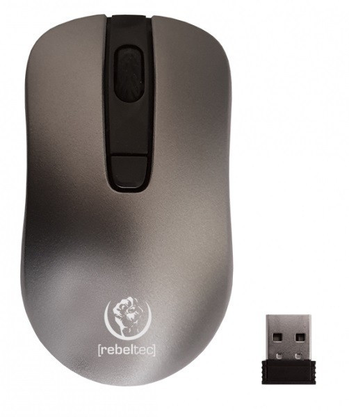 rebeltec Mysz bezprzewodowa STAR silver 800/1000/1600 DPI