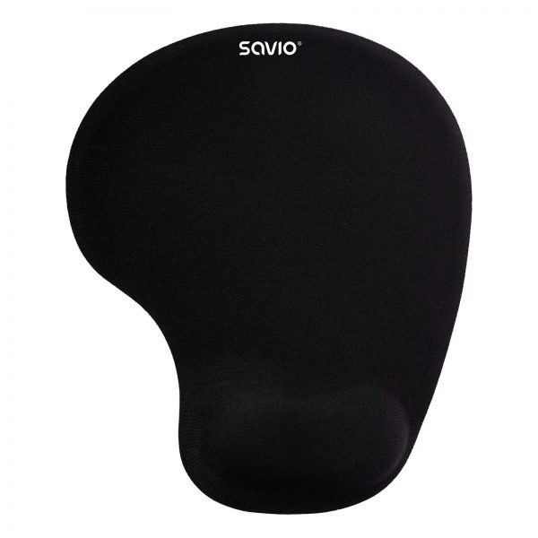 Savio Podkładka żelowa pod mysz czarna MP-01B