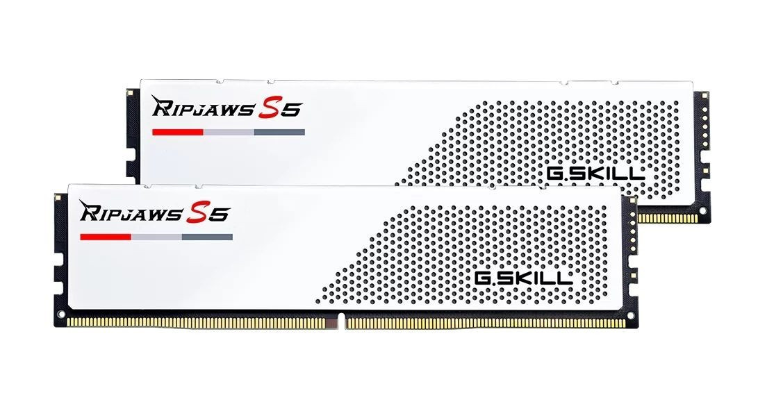 GSkill Pamięć PC DDR5 32GB (2x16GB) Ripjaws S5 6000MHz CL30 XMP3 biała