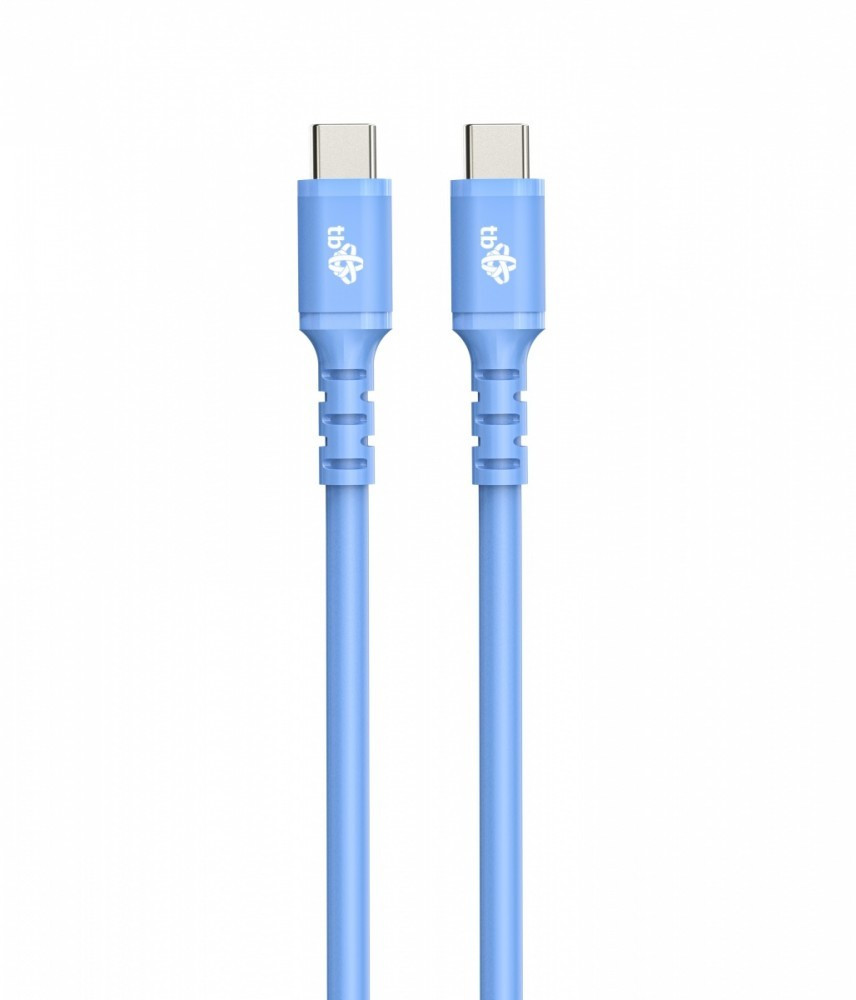 TB Kabel USB C - USB C 1m silikonowy niebieski