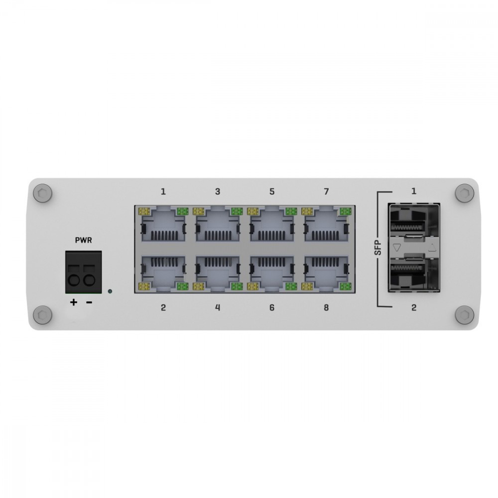 Teltonika Przełącznik przemysłowy TSW210 2xSFP 8xGbE