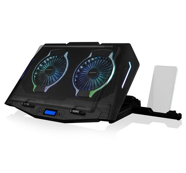 ModeCom Podstawka chłodząca pod laptopa CF21 RGB SILENT FAN Czarna