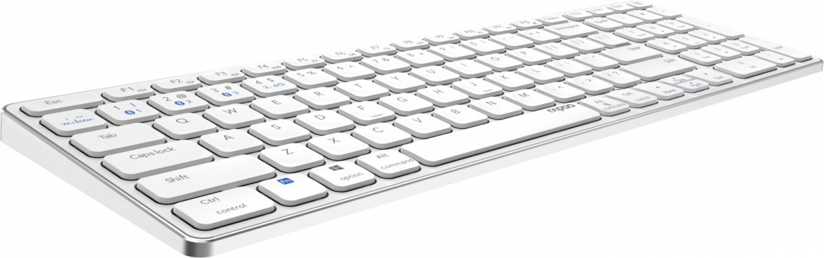 Rapoo Klawiatura bezprzewodowa Multimode E9700M 3.0 biała