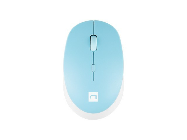 NATEC Mysz bezprzewodowa Harrier 2 Bluetooth 5.1 biało-niebieska
